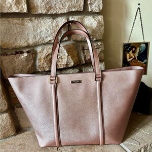 Kate Spade Gold Tote Bag
